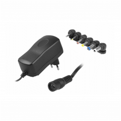 Zasilacz regulowany 3 V-12 V/2000 mA, 6 wtyków LXG287