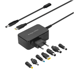 Zasilacz uniwersalny Kruger&Matz 65W z funkcją Power Delivery 7 końcówek