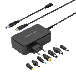 Zasilacz uniwersalny Kruger&Matz 90W z funkcją Power Delivery 7 końcówek